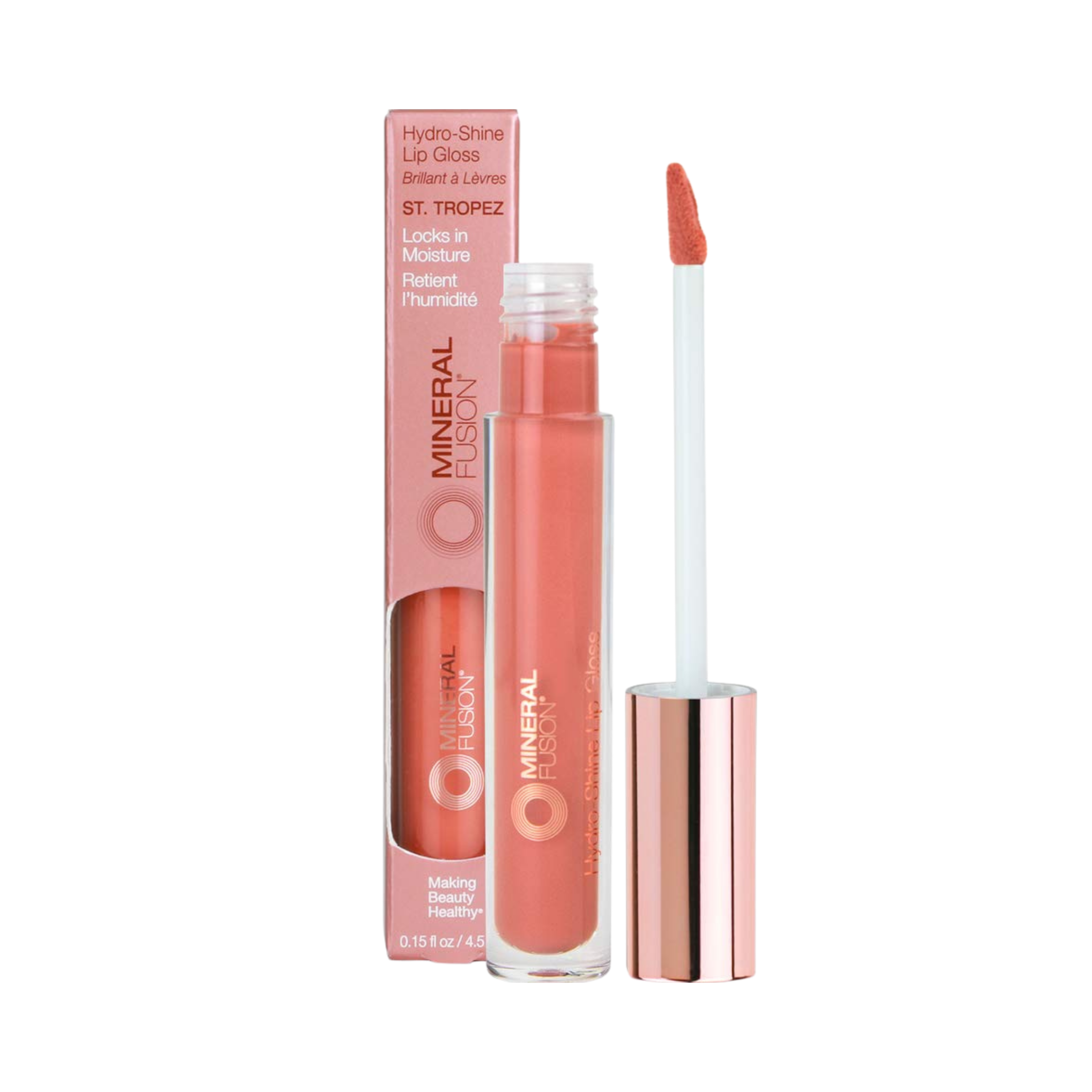 Mineral Fusion, Hydro-Shine Lip Gloss, St. Tropez