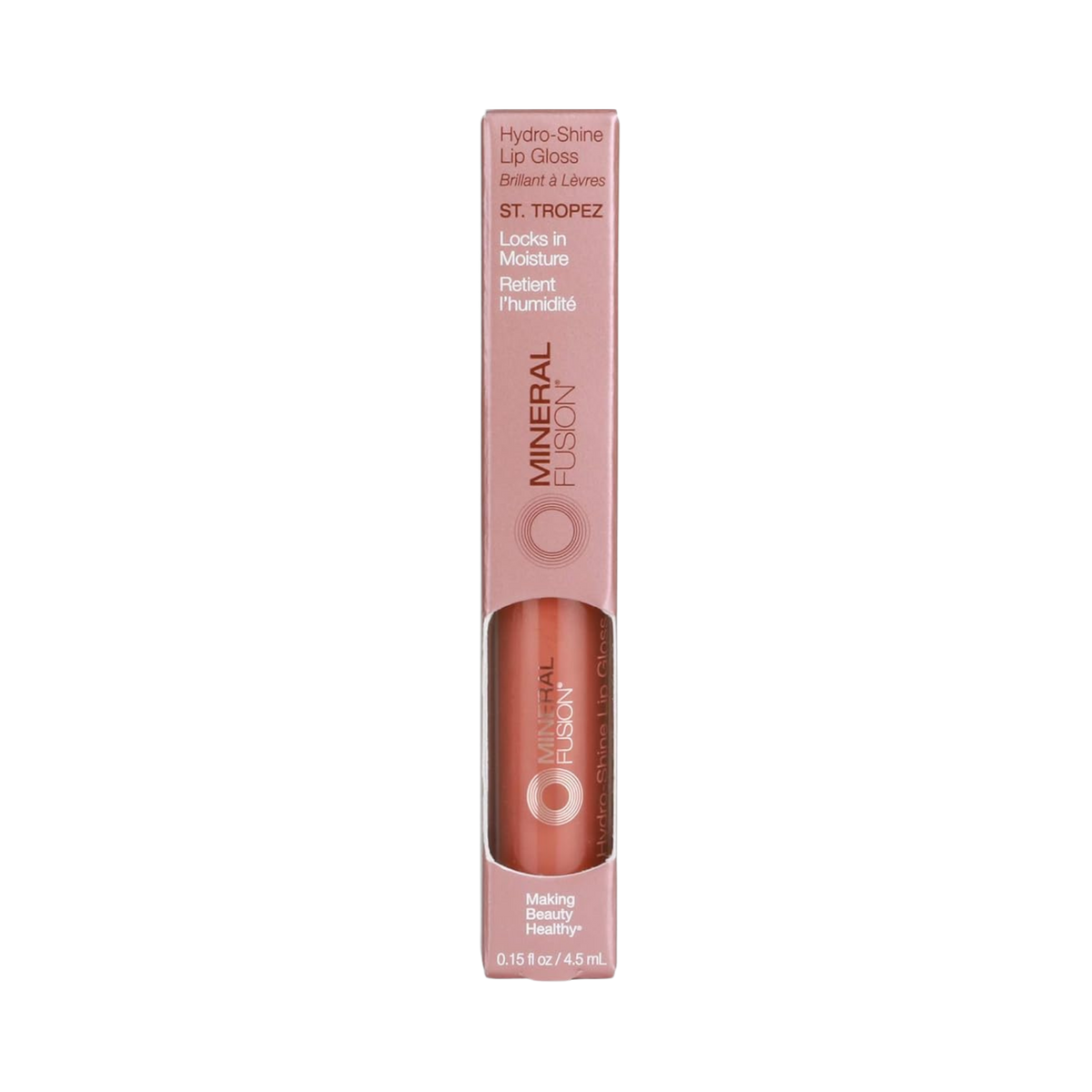 Mineral Fusion, Hydro-Shine Lip Gloss, St. Tropez