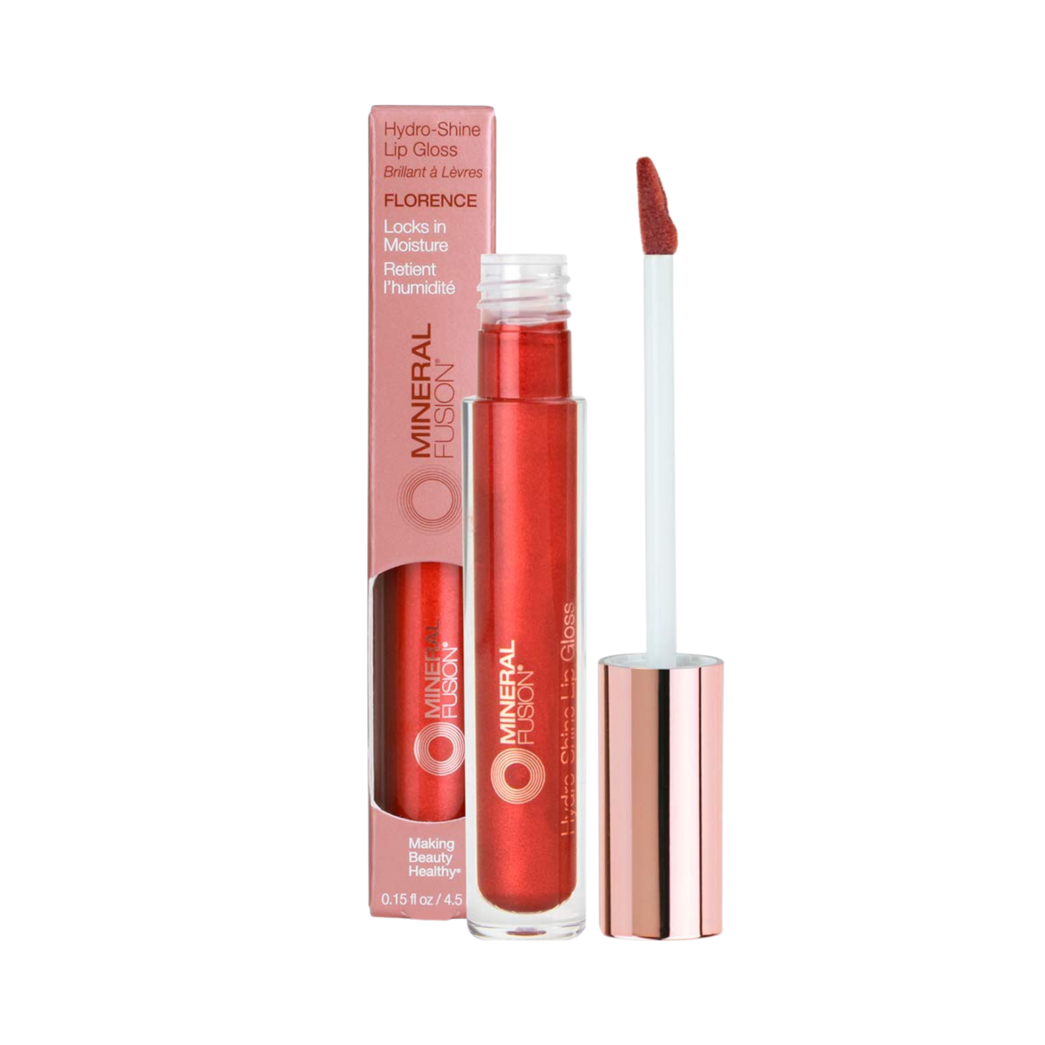 Mineral Fusion, Hydro-Shine Lip Gloss, Florence
