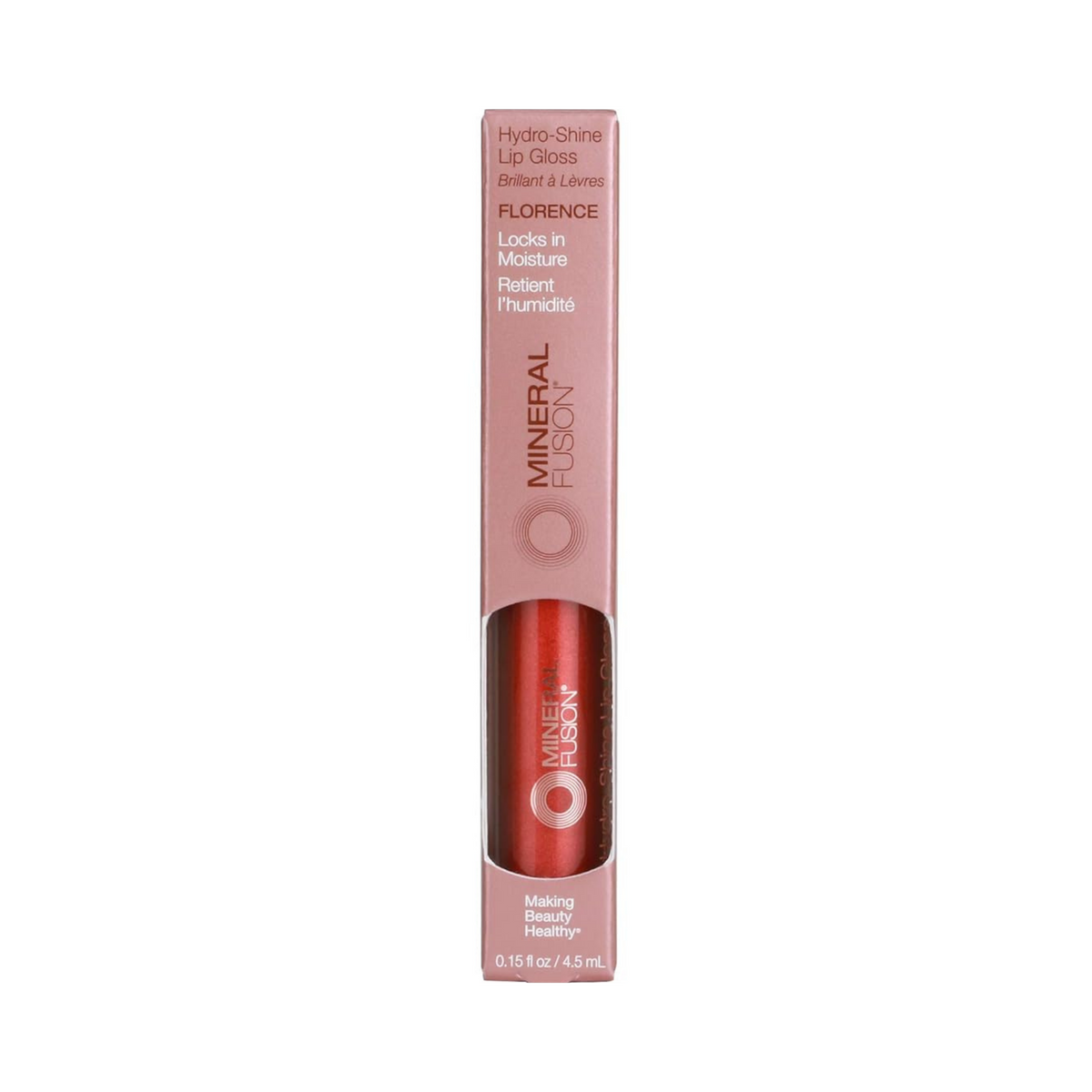Mineral Fusion, Hydro-Shine Lip Gloss, Florence