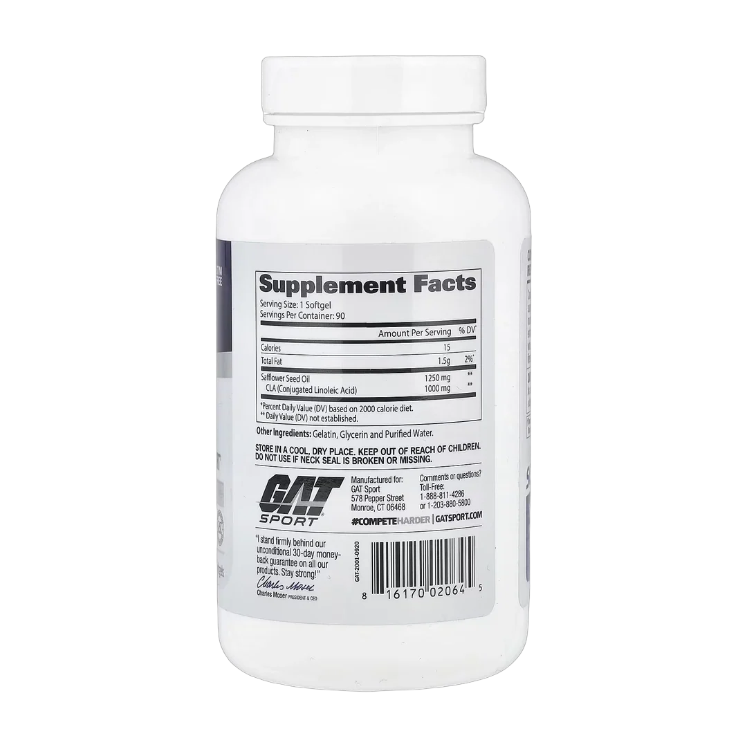 GAT, Sport, CLA 1250, 90 Softgels