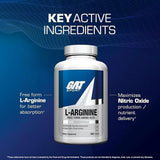 GAT, L-Arginine, 180 Tablets