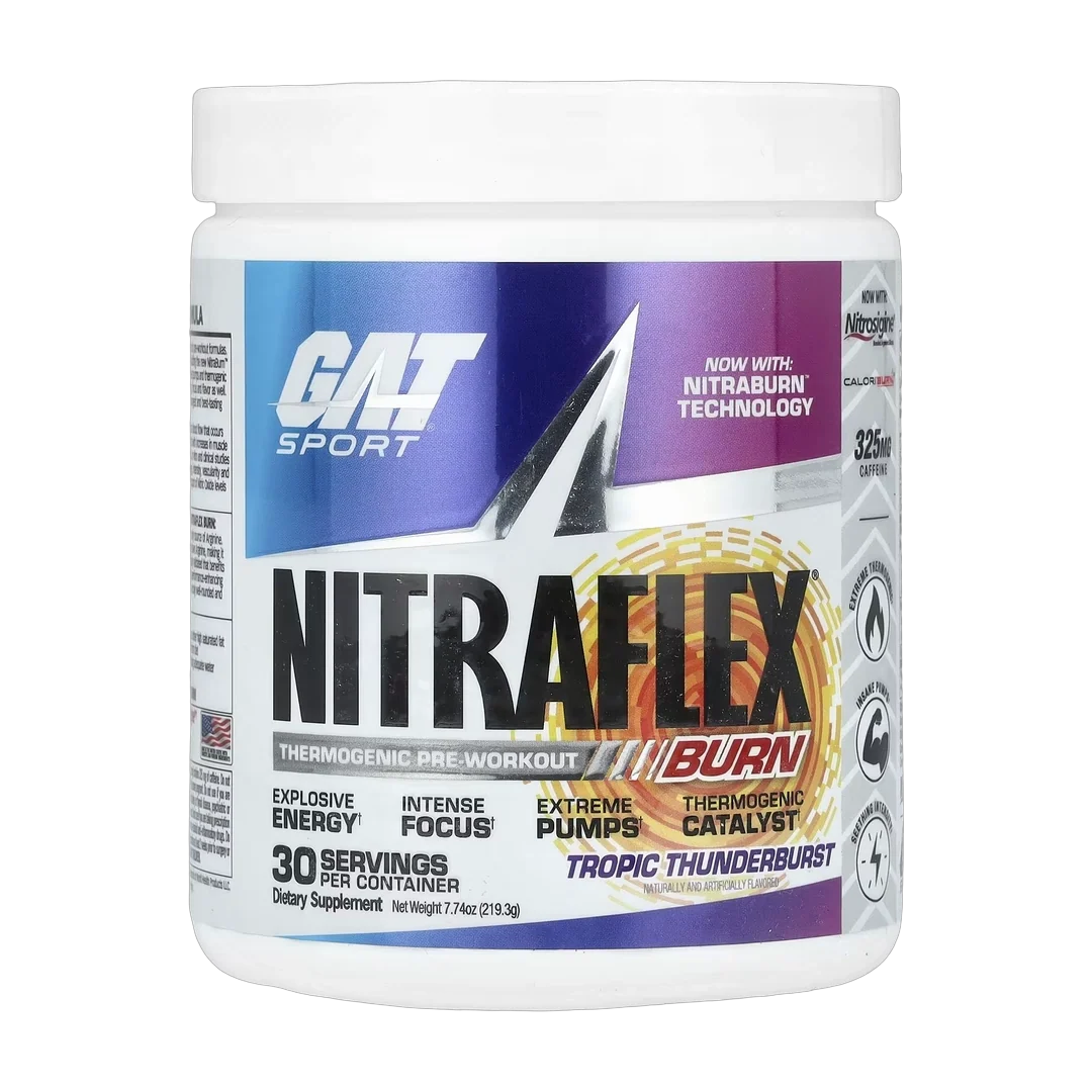 GAT, Sport, NITRAFLEX® Burn, Tropic Thunderburst, 7.74 oz (219.3 g)
