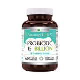 Amazing Flora, Probiotic 15 Billion, 10 Strains, 60 Veggie Capsules