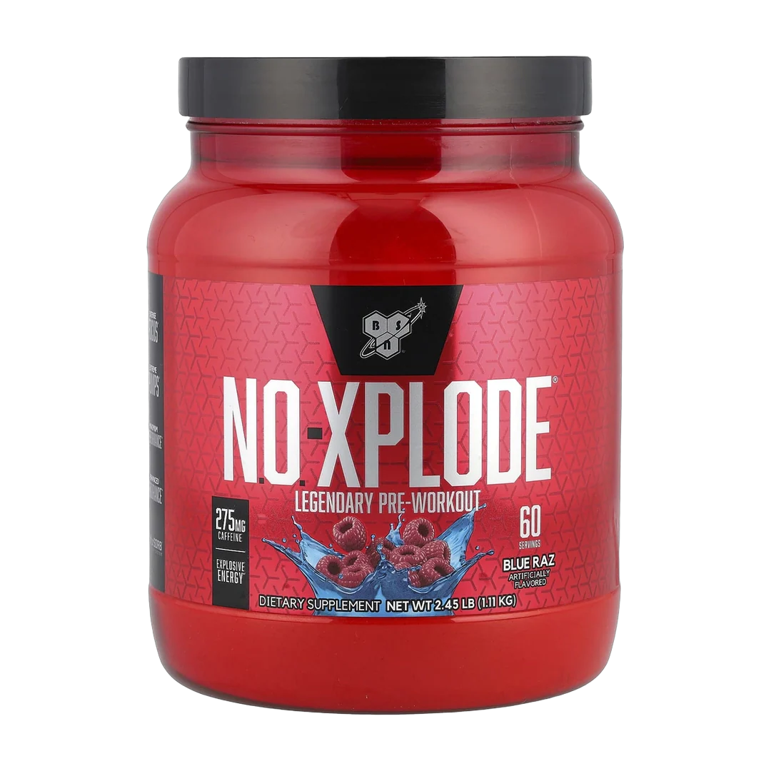 BSN, N.O.-Xplode®, Legendary Pre-Workout, Blue Raz, 2.45 lb (1.11 kg)