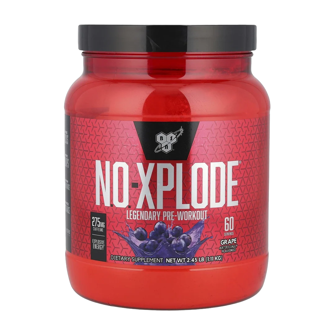BSN, N.O.-Xplode®, Legendary Pre-Workout, Grape, 2.45 lbs (1.11 kg)