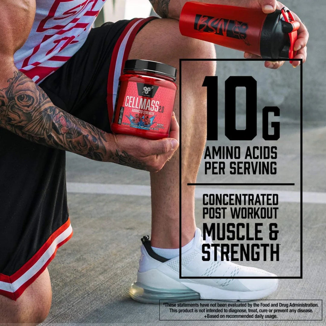 BSN, Cellmass 2.0®, Advanced Strength, Arctic Berry, 1.09 lb (495 g)