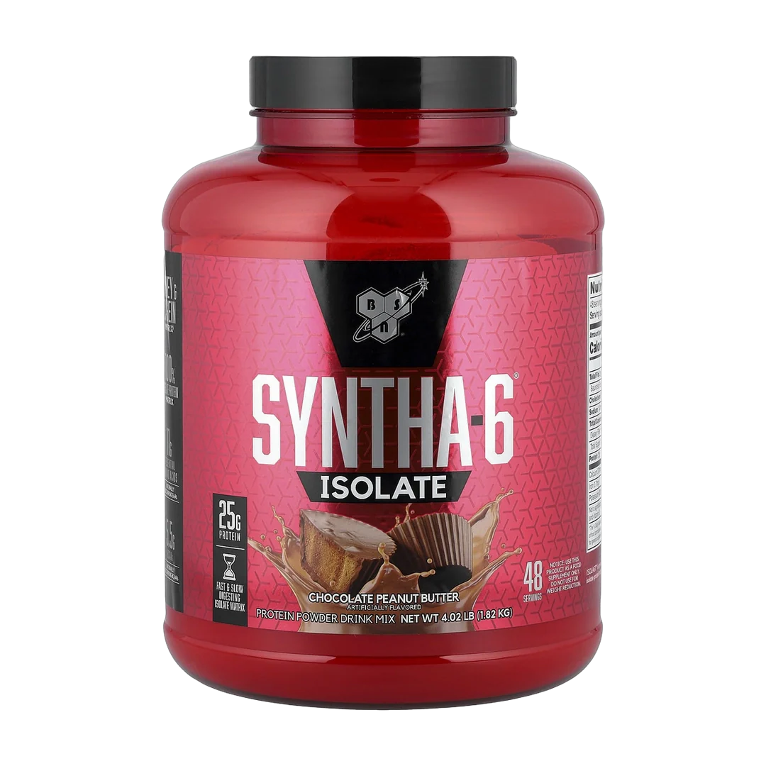BSN, Syntha-6® Isolate, Protein Powder Drink Mix, Chocolate Peanut Butter, 4.02 lb (1.82 kg)