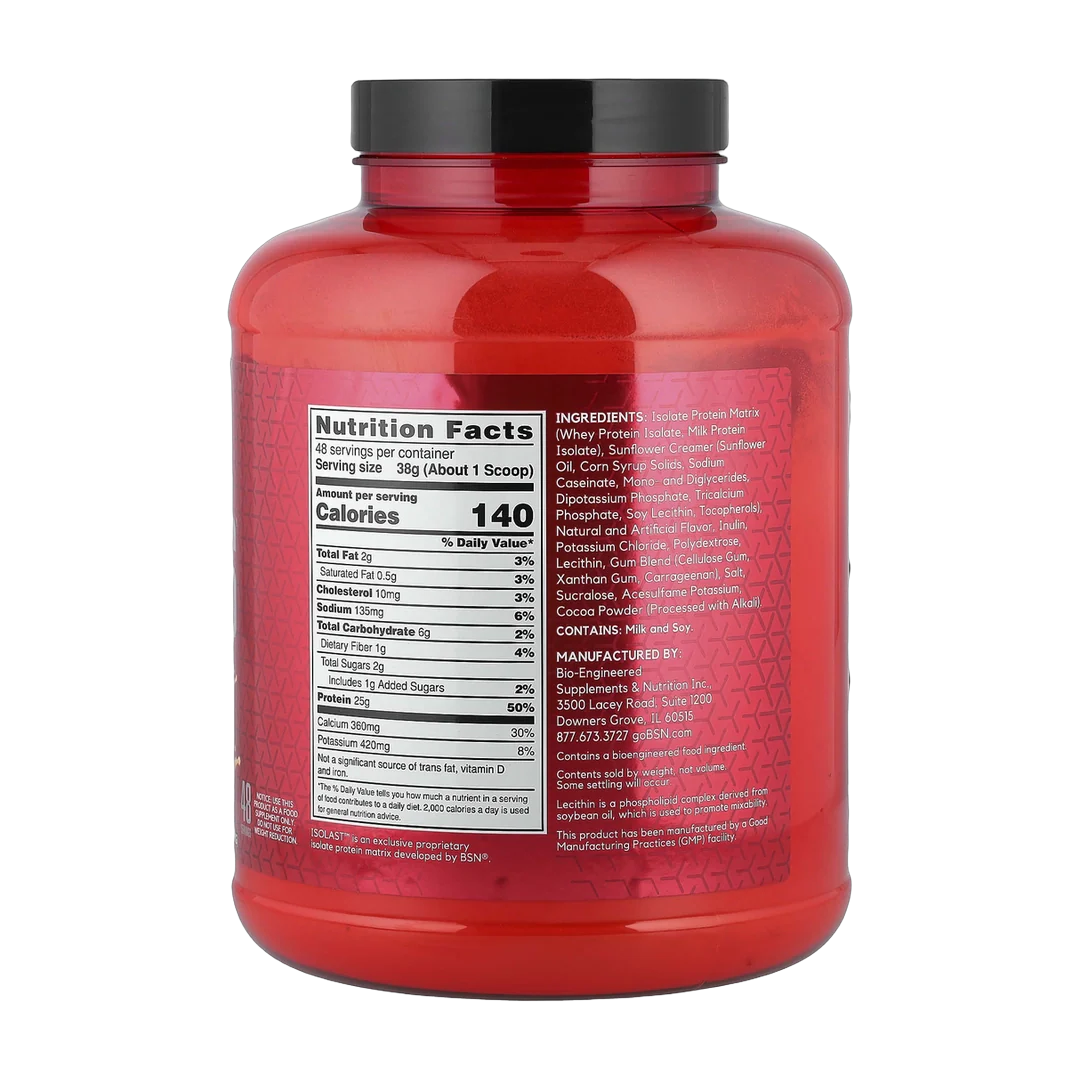 BSN, Syntha-6® Isolate, Protein Powder Drink Mix, Peanut Butter Cookie, 4.02 lb (1.82 kg)