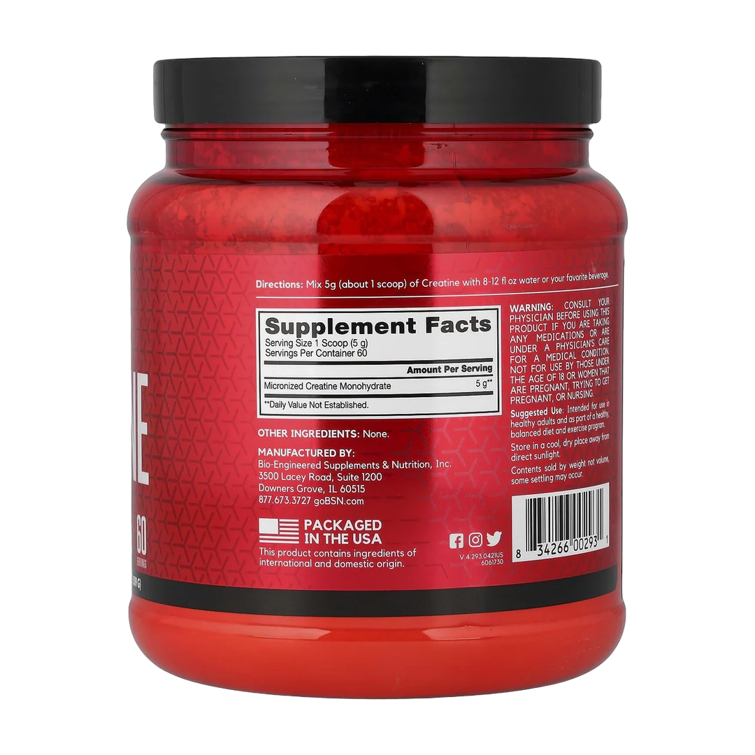 BSN, Creatine, Unflavored, 10.9 oz (309 g)