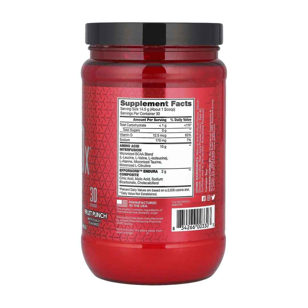 BSN, AminoX®, Endurance & Recovery, Fruit Punch, 15.3 oz (435 g)