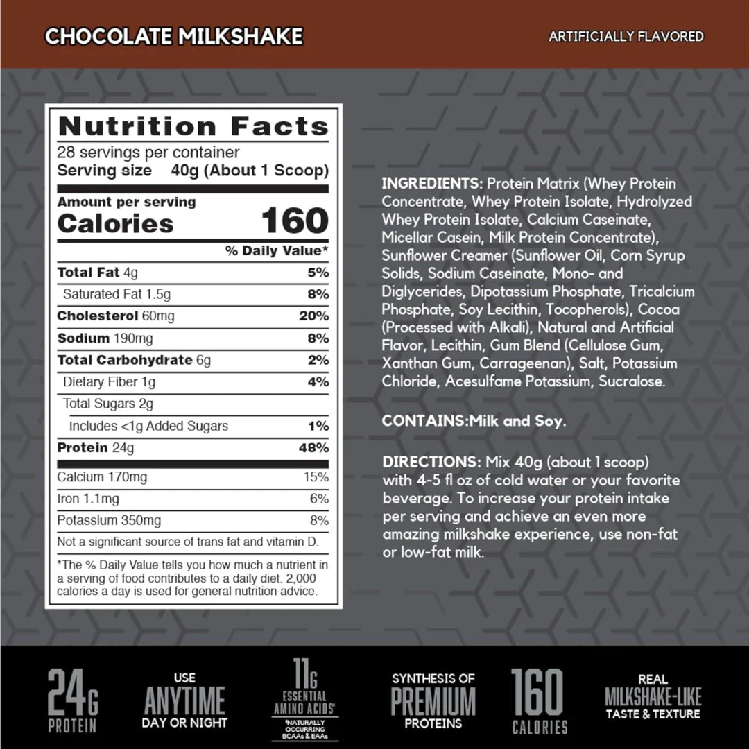 BSN, Syntha-6® Edge, Protein Powder Drink Mix, Chocolate Milkshake, 2.47 lb (1.12 kg)
