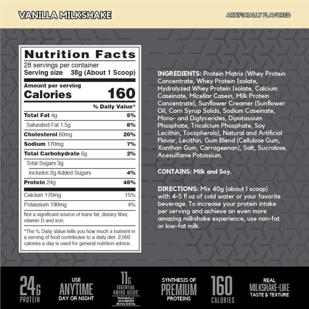 BSN, Syntha-6 Edge®, Protein Powder Drink Mix, Vanilla Milkshake, 2.34 lb (1.06 kg)