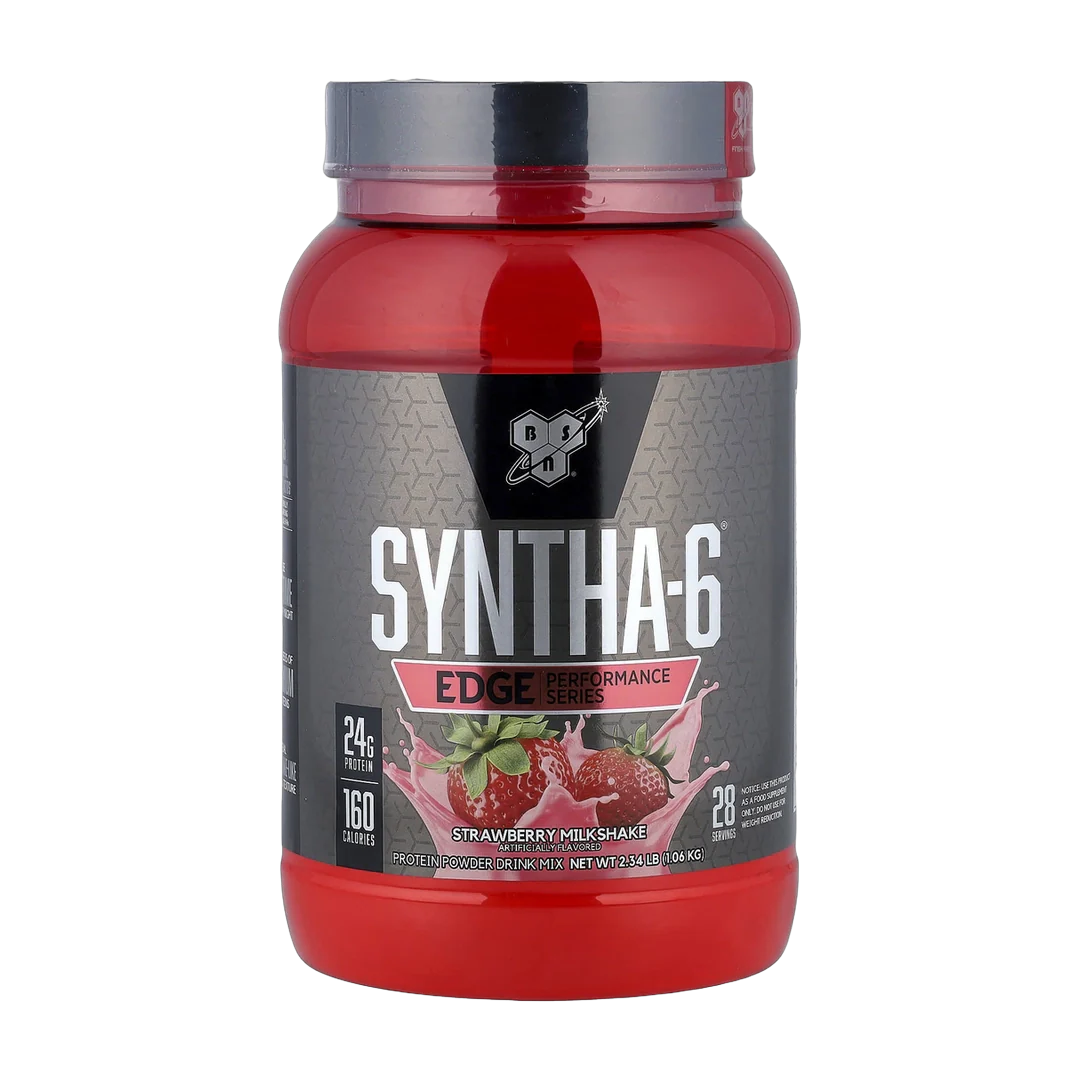 BSN, Syntha-6® Edge, Protein Powder Drink Mix, Strawberry Milkshake, 2.34 lb (1.06 kg)