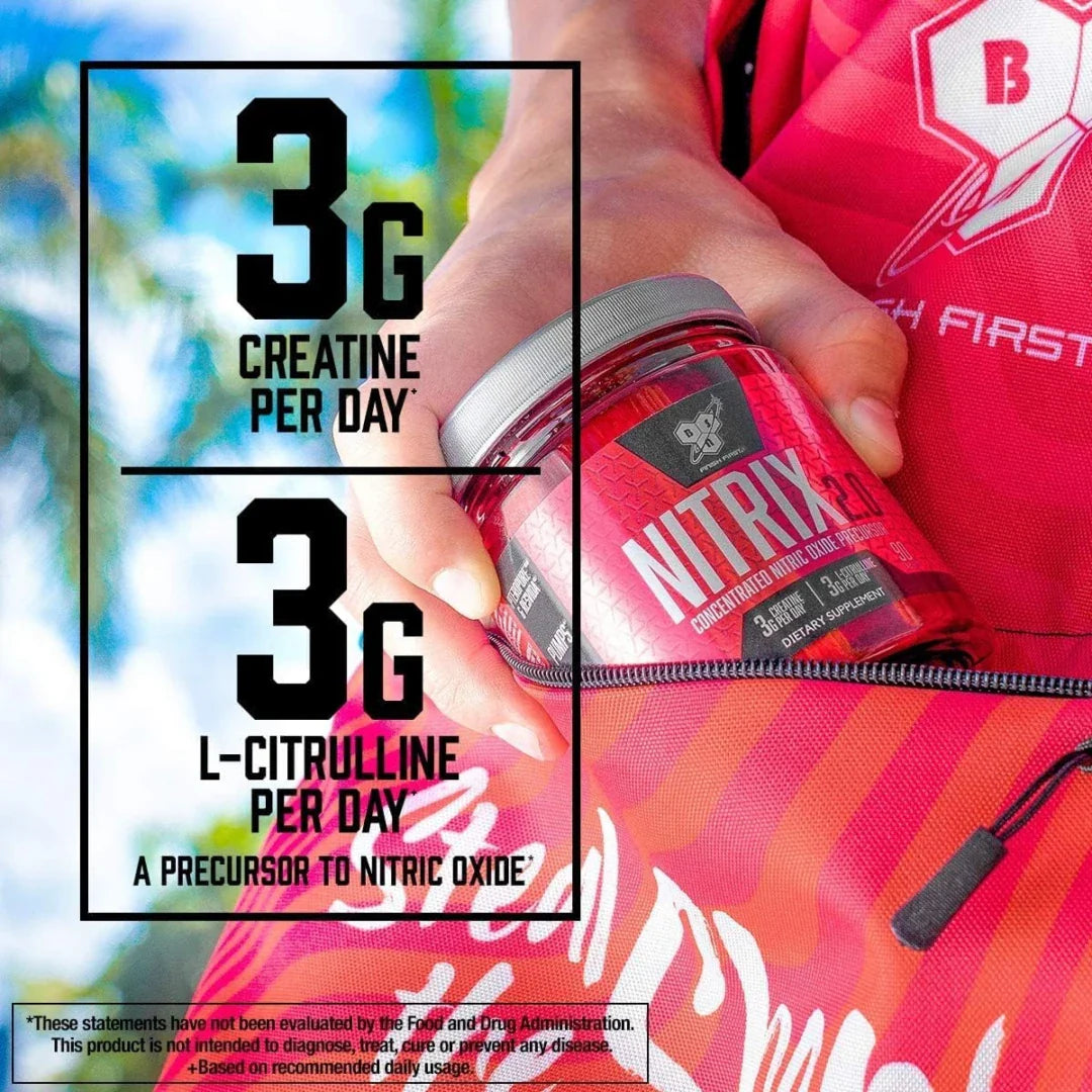 BSN, Nitrix® 2.0, Concentrated Nitric Oxide Precursor, 180 Tablets