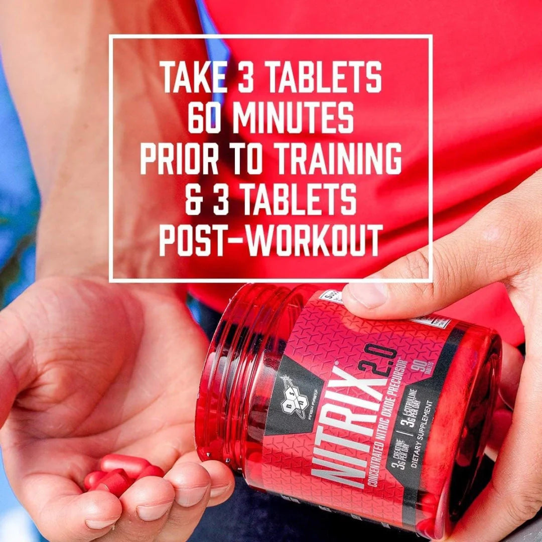 BSN, Nitrix® 2.0, Concentrated Nitric Oxide Precursor, 180 Tablets