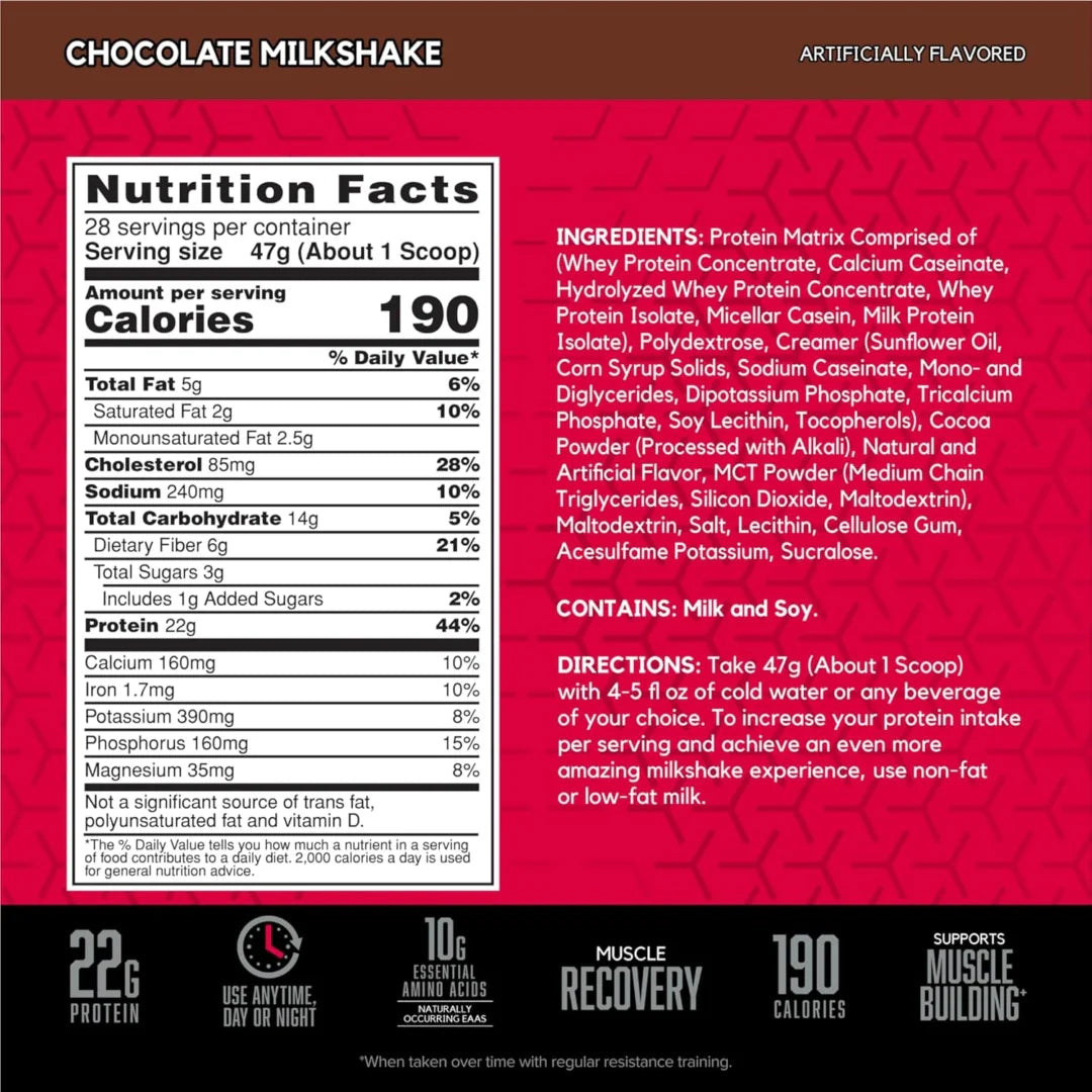 BSN, Syntha-6®, Ultra Premium Protein Matrix, Chocolate Milkshake, 2.91 lb (1.32 kg)