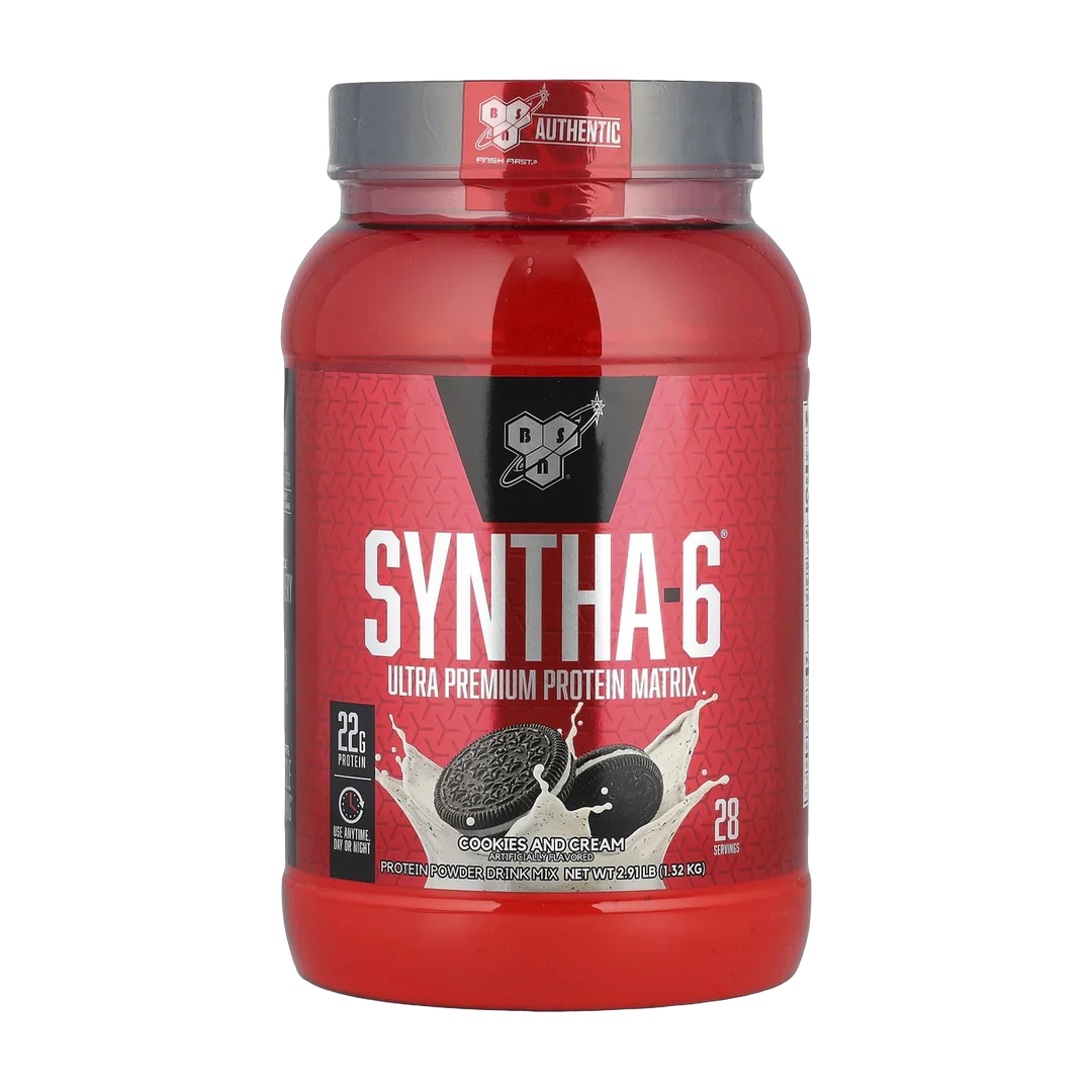 BSN, Syntha-6®, Ultra Premium Protein Matrix, Cookies & Cream, 2.91 lb (1.32 kg)