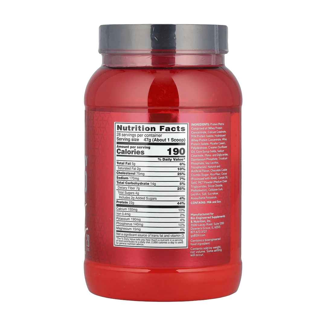 BSN, Syntha-6®, Ultra Premium Protein Matrix, Cookies & Cream, 2.91 lb (1.32 kg)