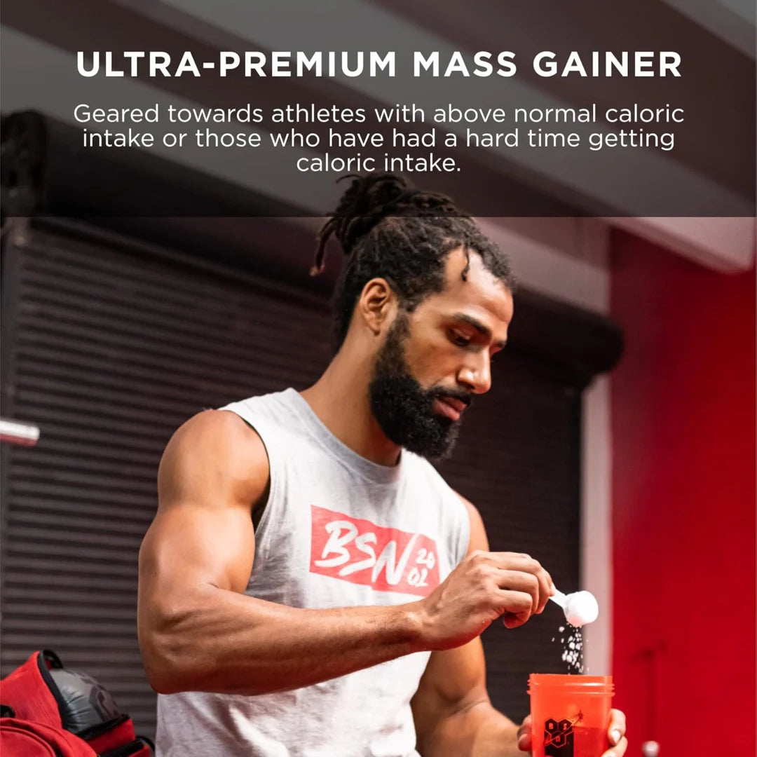 BSN, True-Mass®, Ultra Premium Protein/Carb Matrix, Chocolate Milkshake, 5.82 lbs (2.64 kg)