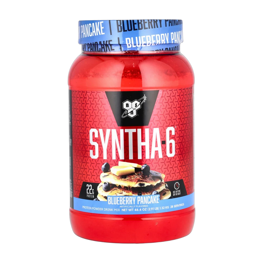 BSN, Syntha-6®, Protein Powder Drink Mix, Blueberry Pancake, 2.91 lb (1.32 kg)