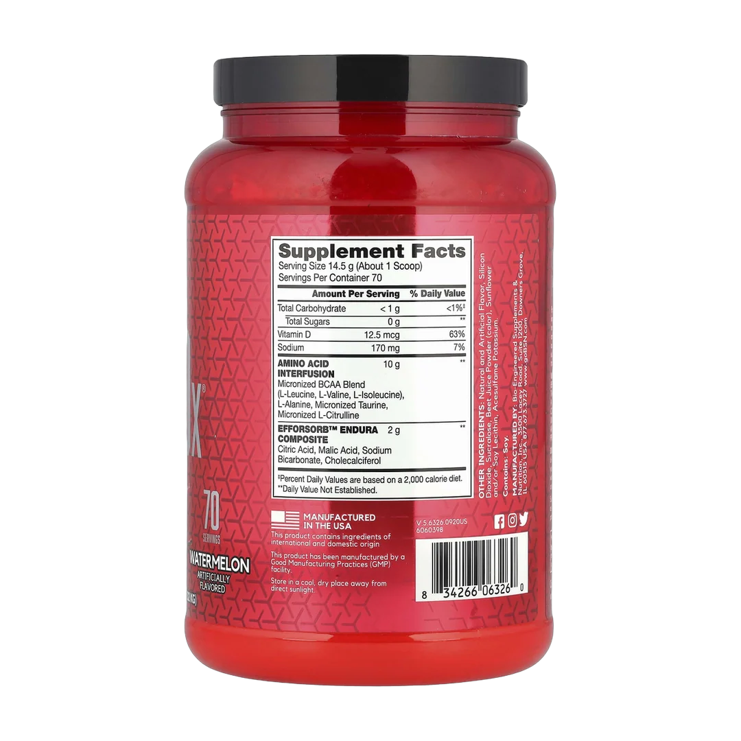 BSN, AminoX®, Endurance & Recovery, Watermelon, 2.24 lb (1.02 kg)