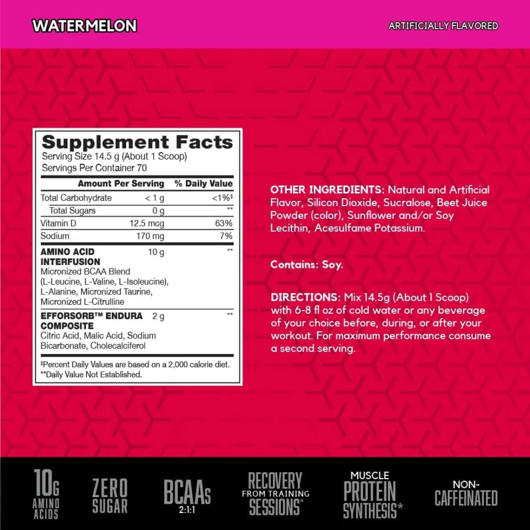 BSN, AminoX®, Endurance & Recovery, Watermelon, 2.24 lb (1.02 kg)