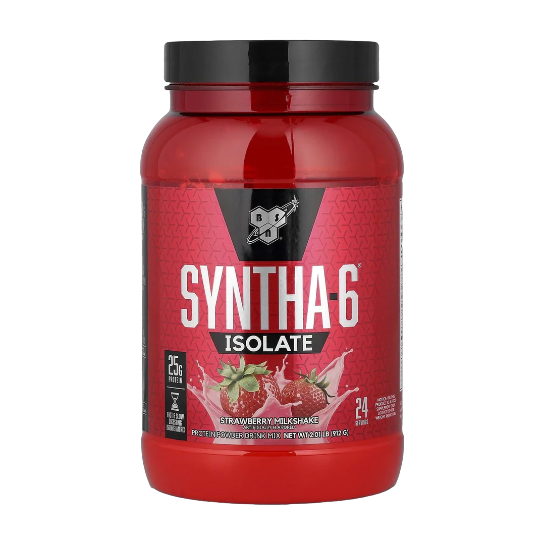 BSN, Syntha-6® Isolate, Protein Powder Drink Mix, Strawberry Milkshake, 2.01 lbs (912 g)