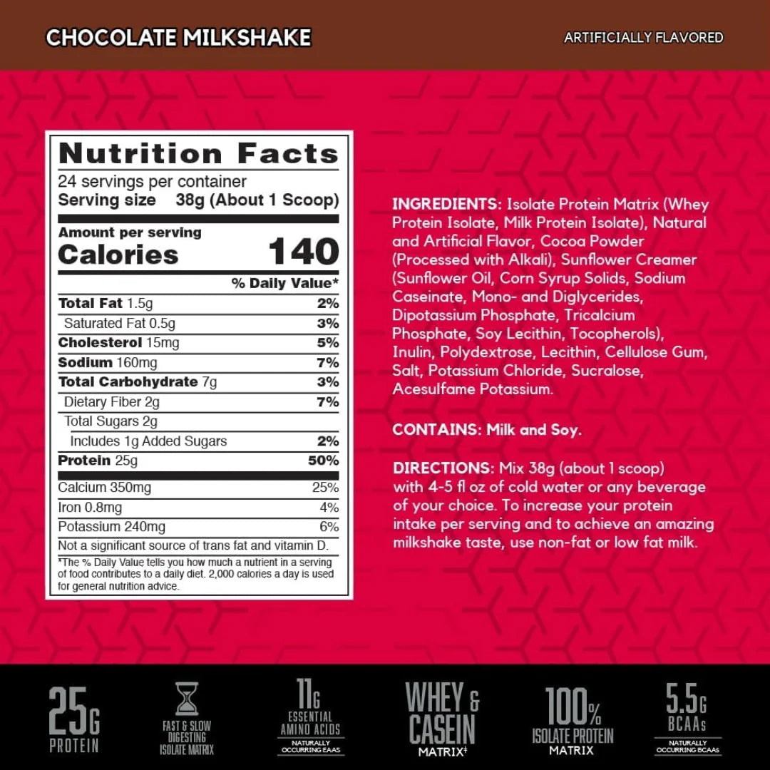 BSN, Syntha-6® Isolate, Protein Powder Drink Mix, Chocolate Milkshake, 2.01 lb (912 g)