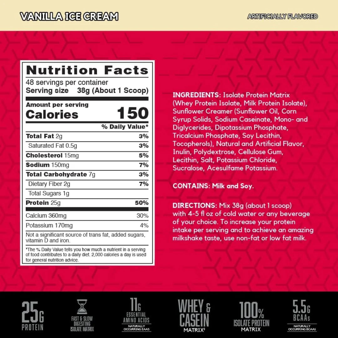 BSN, Syntha-6® Isolate, Protein Powder Drink Mix, Vanilla Ice Cream, 4.02 lbs (1.82 kg)