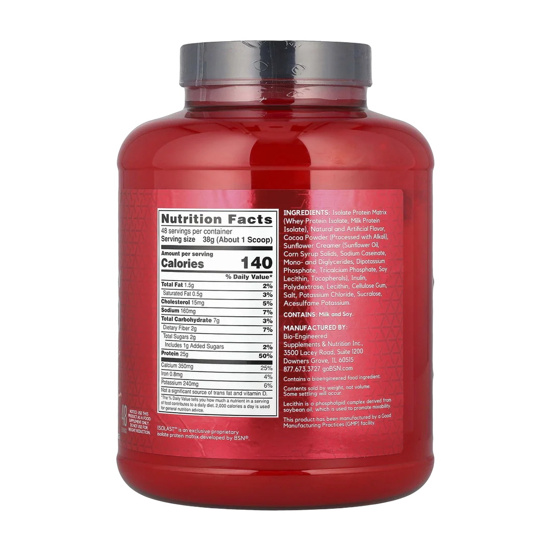 BSN, Syntha-6® Isolate, Protein Powder Drink Mix, Chocolate Milkshake, 4.02 lb (1.82 kg)