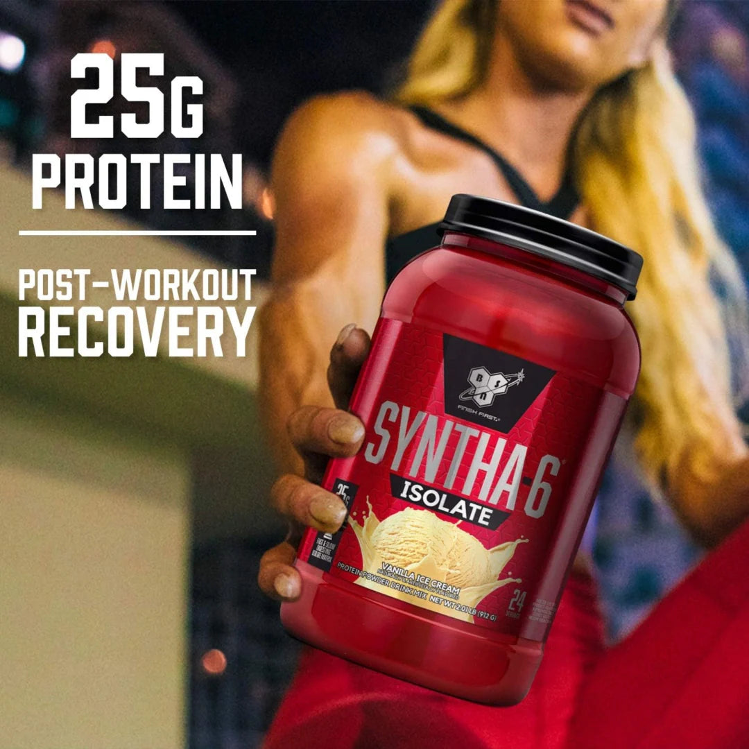 BSN, Syntha-6® Isolate, Protein Powder Drink Mix, Chocolate Milkshake, 4.02 lb (1.82 kg)