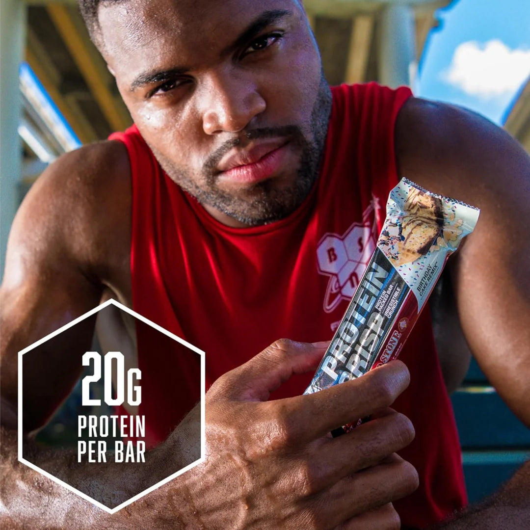 BSN, Protein Crisp, Salted Toffee Pretzel, 12 Bars, 1.94 oz (55 g) Each