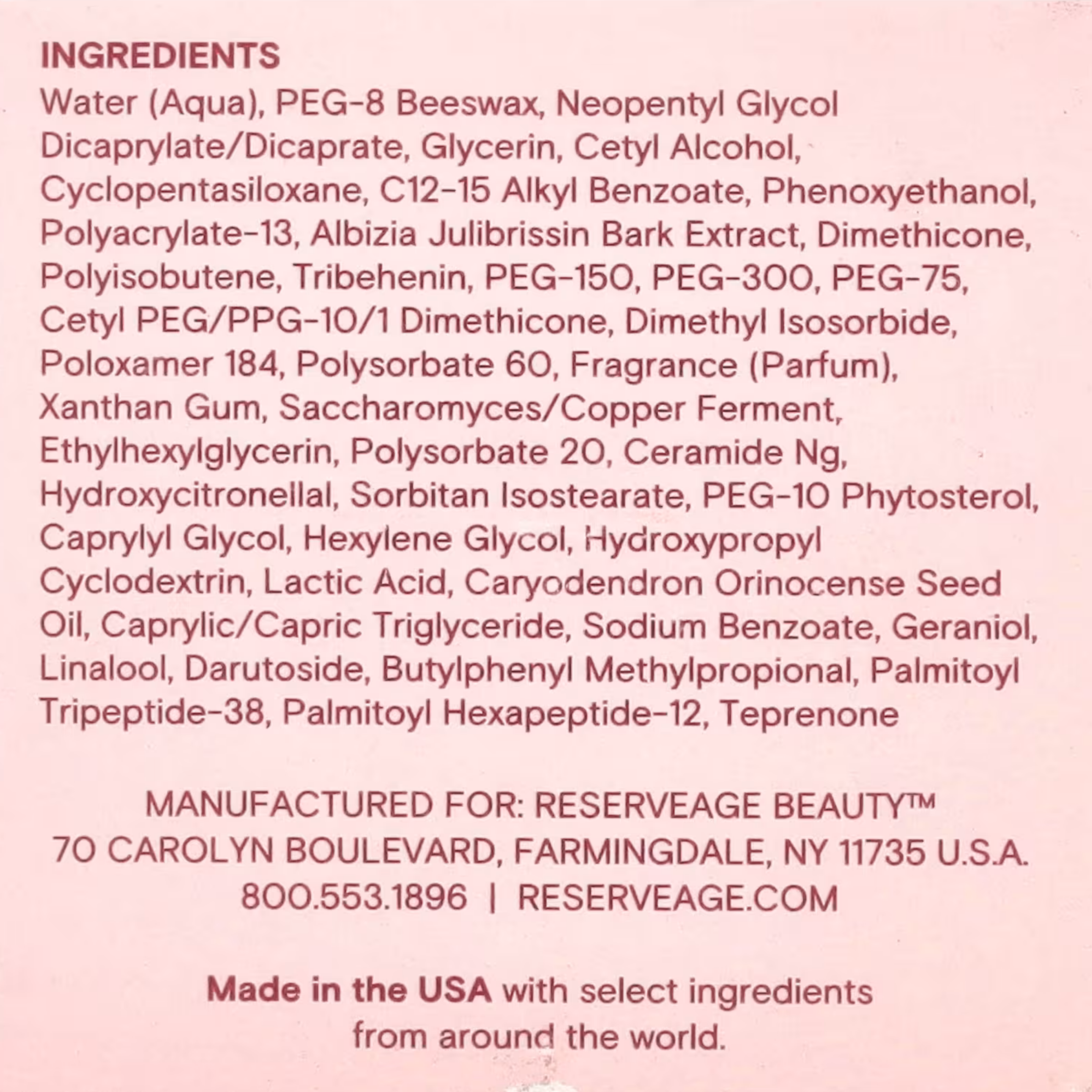 Reserveage Beauty, Firming Face Cream, 1.7 oz, 50 ml