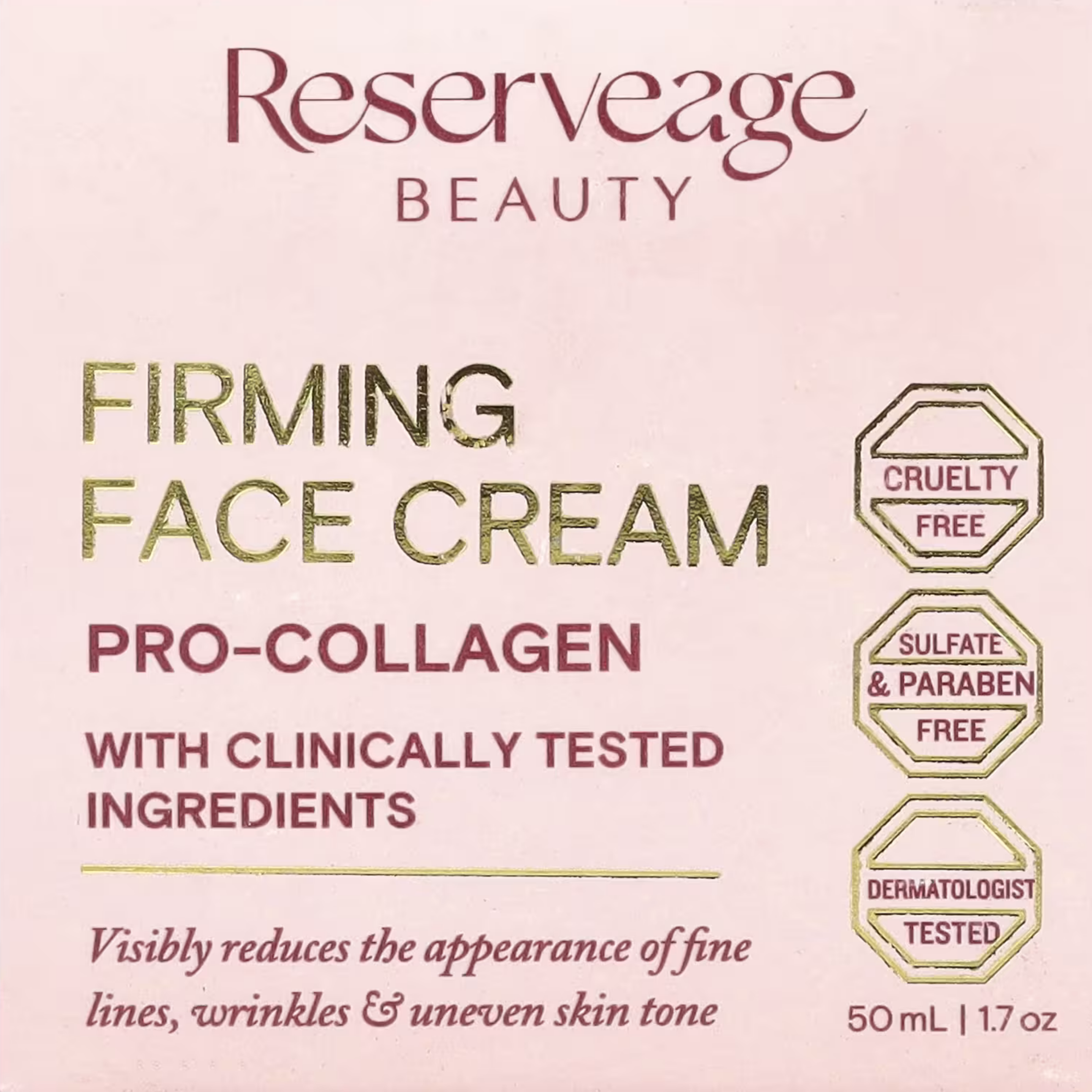 Reserveage Beauty, Firming Face Cream, 1.7 oz, 50 ml