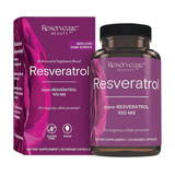 Reserveage Beauty, Resveratrol, 100 mg, 30 Veggie Capsules