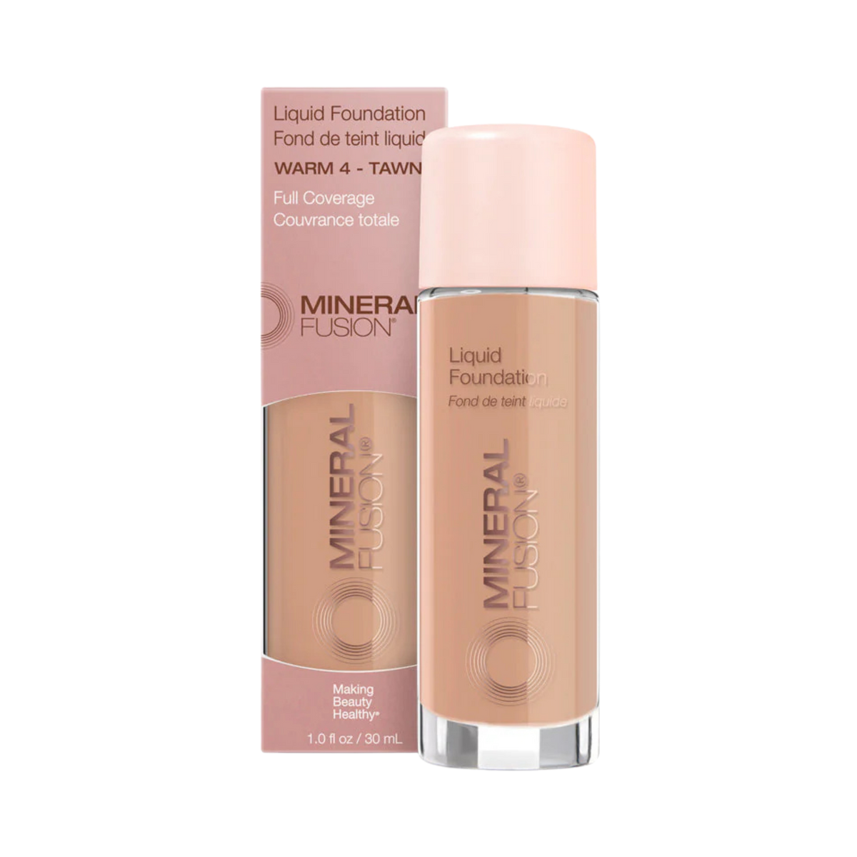 Mineral Fusion, Liquid Foundation, Warm 4