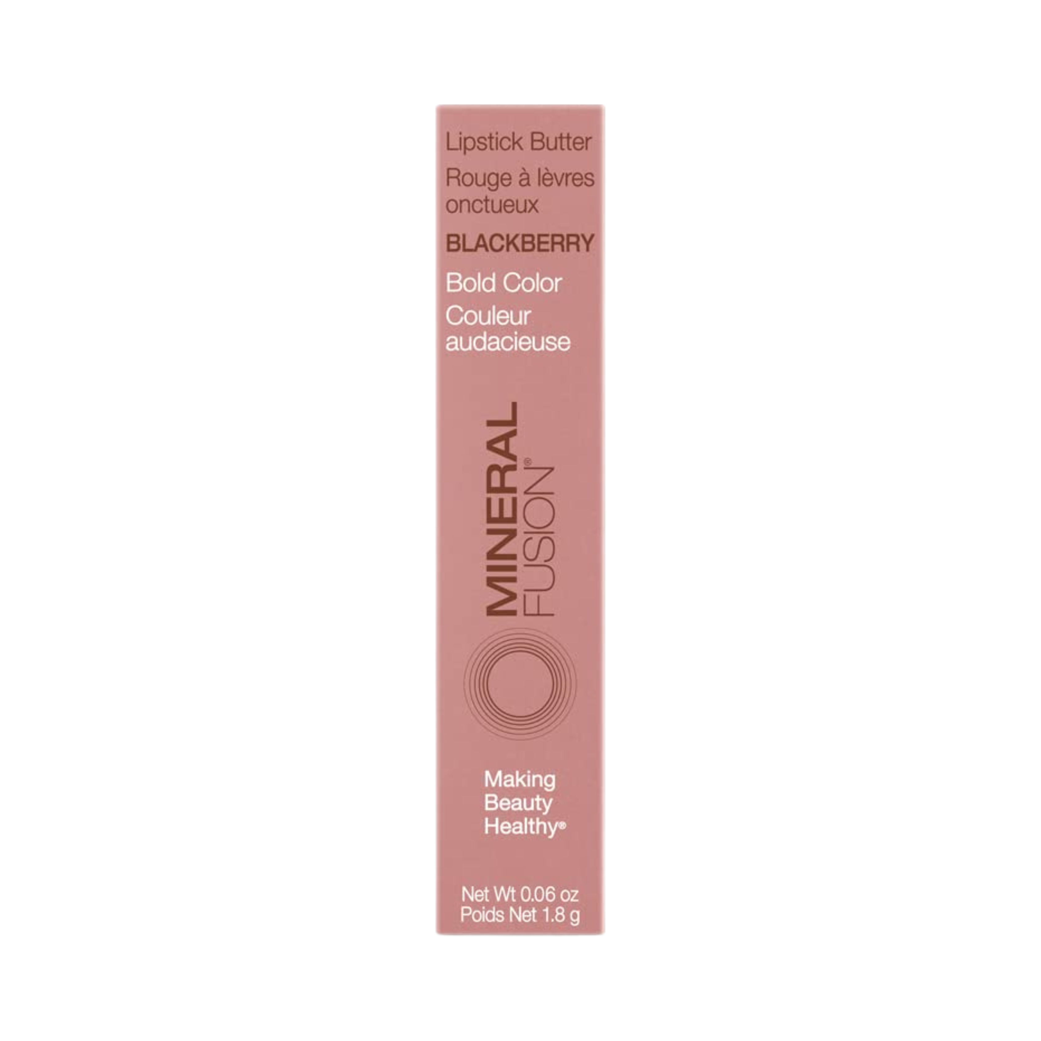 Mineral Fusion, Lipstick, Butter Blackberry