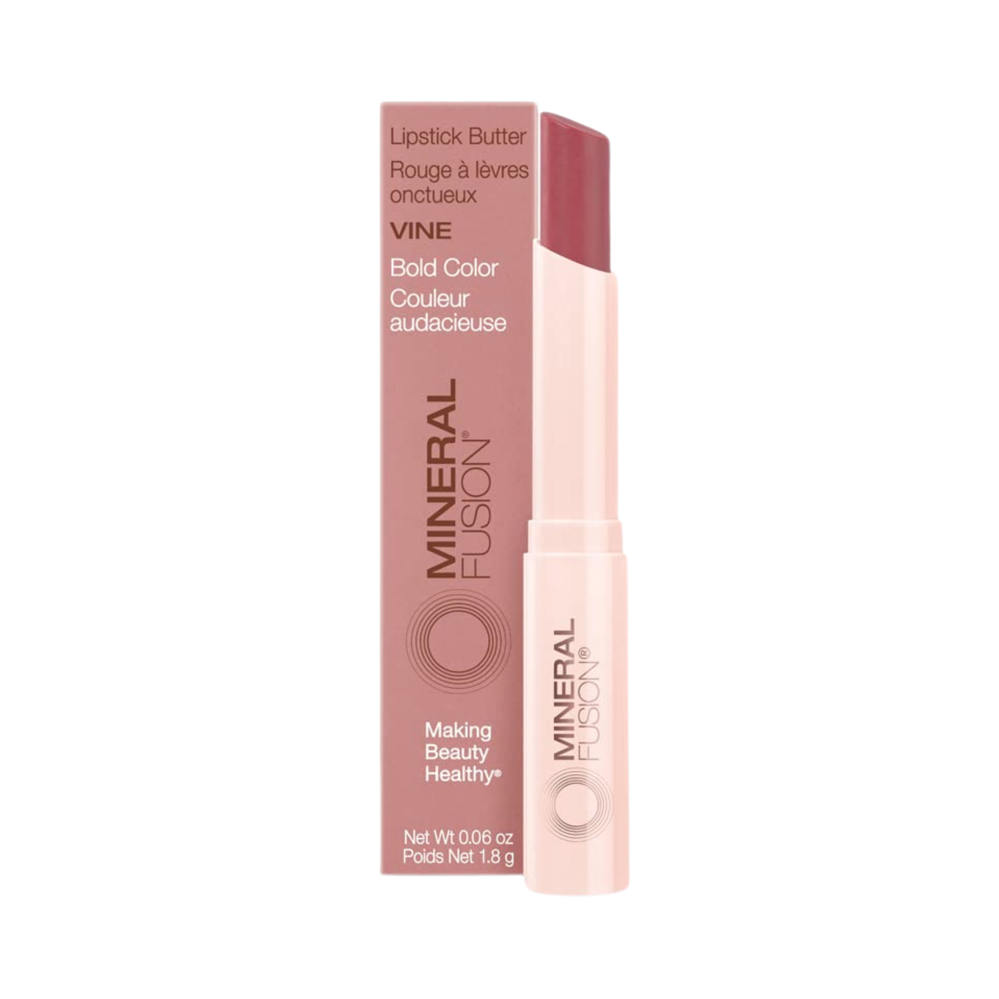 Mineral Fusion, Lipstick, Butter Vine