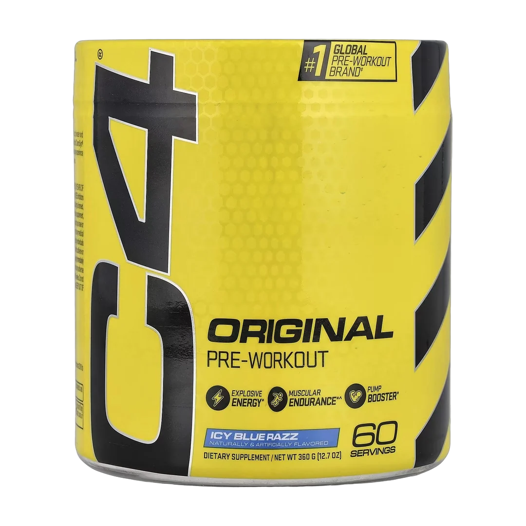 C4 / Cellucor, C4® Original, Pre-Workout, Icy Blue Razz, 12.7 oz (360 g)