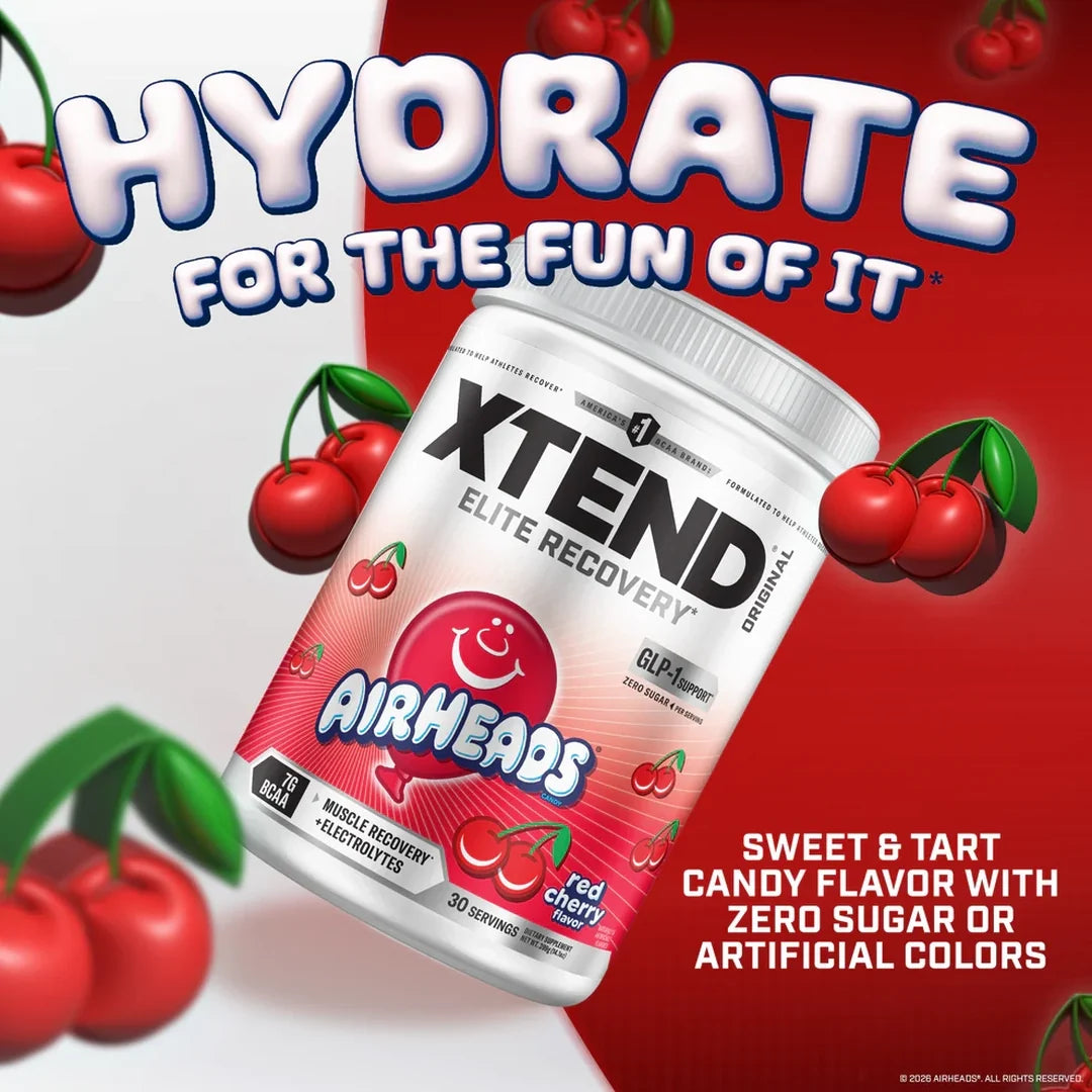 XTEND, 7G BCAA, Air Heads® Cherry, 14 oz (399 g)