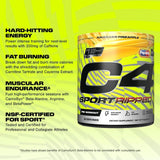 C4 / Cellucor, C4® Sport Ripped, Pre-Workout, Popsicle®, Hawaiian Pineapple, 9.5 oz (270 g)