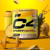 C4 / Cellucor, C4® Sport Ripped, Pre-Workout, Popsicle®, Hawaiian Pineapple, 9.5 oz (270 g)
