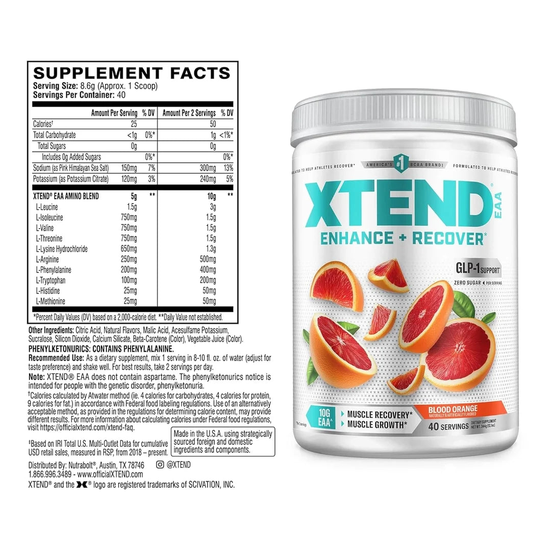 XTEND, EAA, Blood Orange, 12.1 oz (344 g)