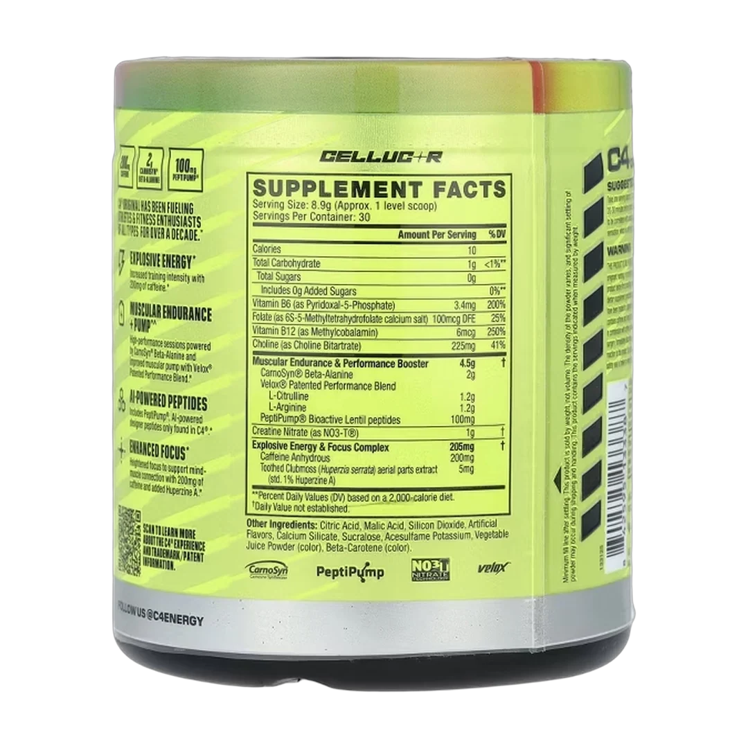 C4 / Cellucor C4® Original, Pre-Workout, Watermelon, 9.4 oz (267 g)