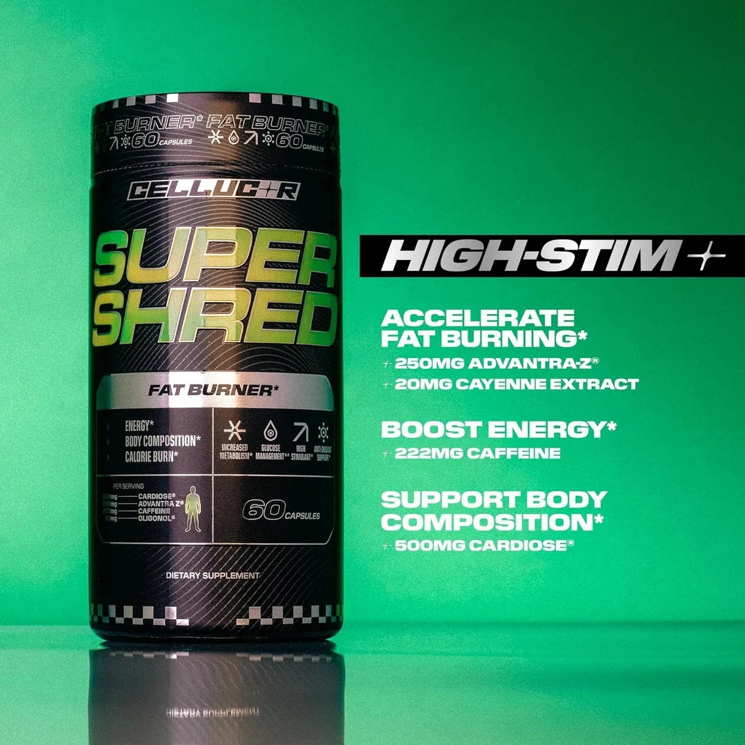 C4 / Cellucor, Super Shred, Fat Burner, 60 Capsules