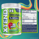 XTEND, 7G BCAA, Air Heads Extreme Candy® Rainbow Berry, 16 oz (447 g)
