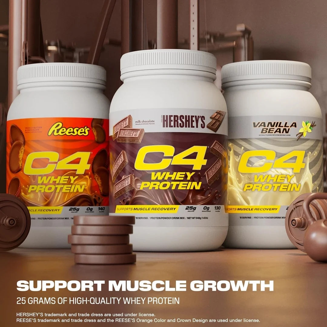 C4 / Cellucor, C4® Whey Protein, Reese's Peanut Butter & Chocolate, 2.48 lb (1.13 kg)