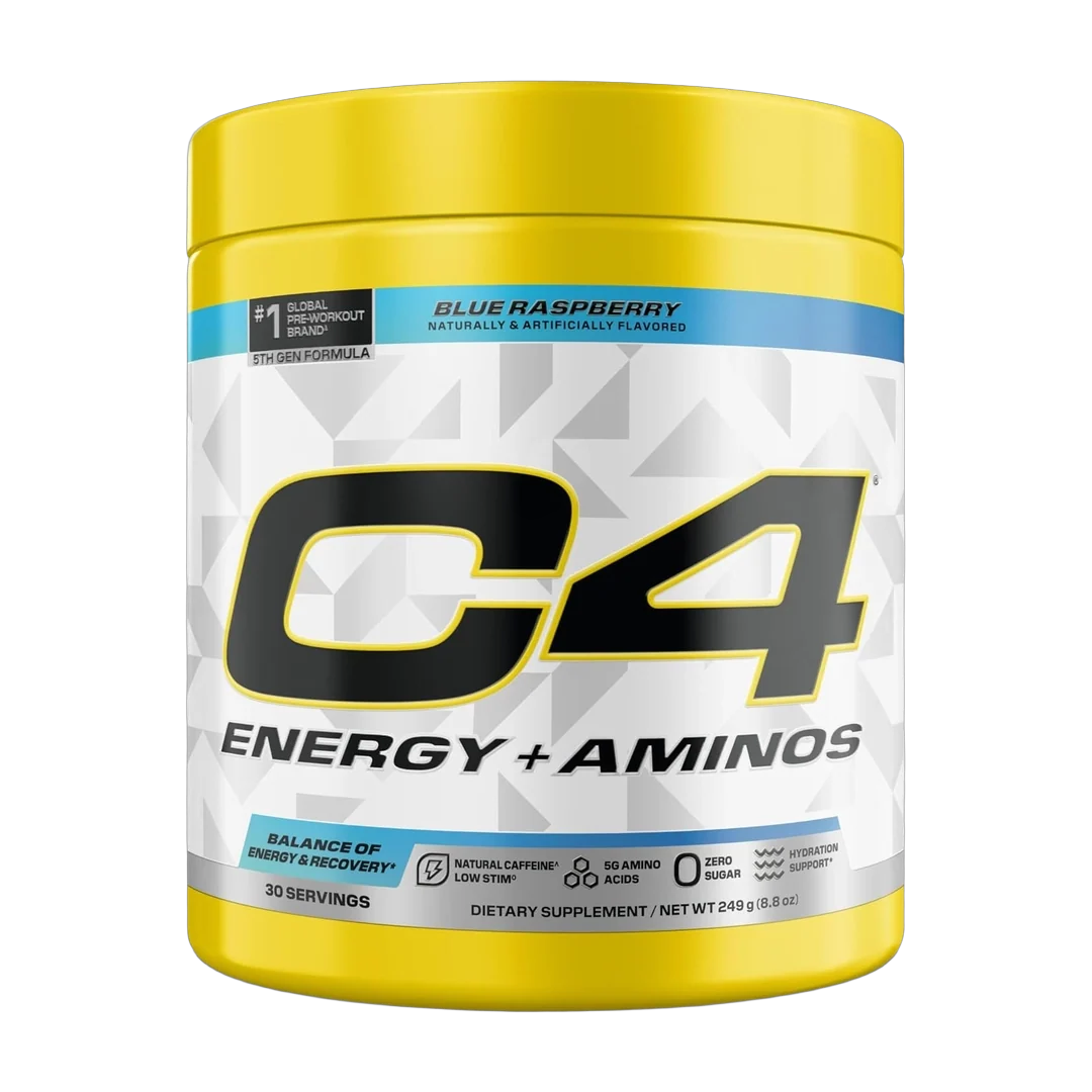 C4 / Cellucor, C4® Energy + Aminos, Blue Raspberry, 8.8 oz (249 g)