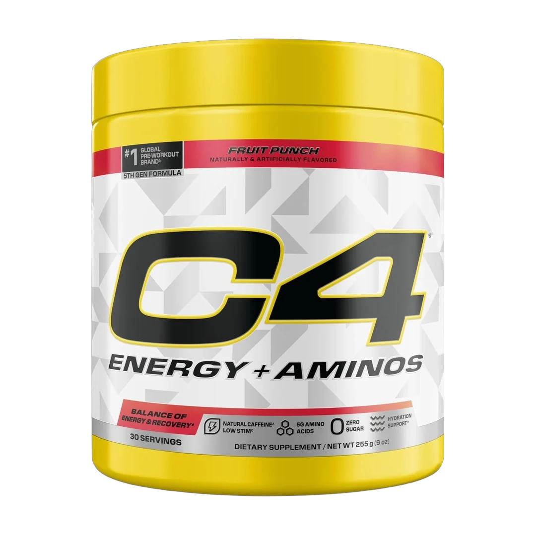 C4 / Cellucor, C4® Energy + Aminos, Fruit Punch, 9 oz (255 g)